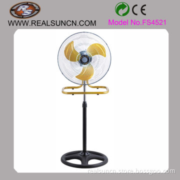 18'' 2 in 1 Stand and Table Fan With Yellow Blade FS4521